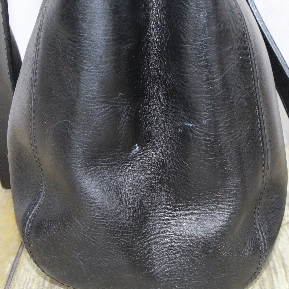 Vintage! COACH 50105 Black Leather Shoulder Bag - Picture 7 of 14